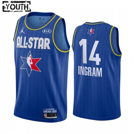 Dres NBA New Orleans Pelicans Brandon Ingram 14 2020 All-Star Jordan Brand Plava Swingman - Dječji